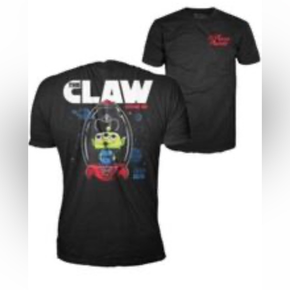 Vaulted BoxLunch Ltd Exclu PizzaPlanet/Claw Adult Tee & GlitterTranslu Alien Pop - Picture 6 of 13